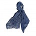 Cotton Hijab With Checkered Design and Floral Thread Embroidery Cotton Hijab With Checkered Design and Floral Thread Embroidery
